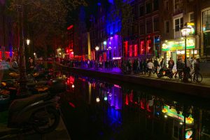 Red Light District i Amsterdam